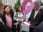 Rep. Israel meets with New Yorkers at the Susan G. Komen for the Cure Rally on Capitol Hill. 4/30/09