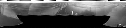 Wind-Sculpted Vicinity After Opportunity's Sol 1797 Drive