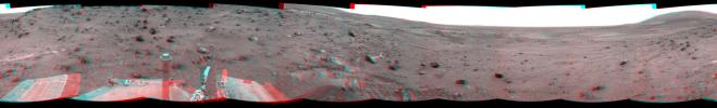 Time for a Change; Spirit's View on Sol 1843 (Stereo)