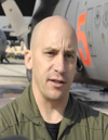 Air Force Reservist Lt. Col. David Condit, the 302nd Airlift Wing Chief of Safety 