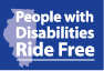People with Disabilities Ride Free logo