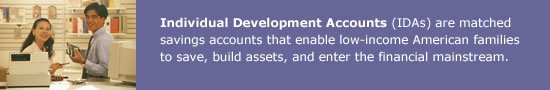 Individual Development Accounts (idas)