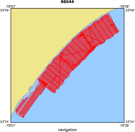 99044 map of where navigation equipment operated