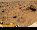 Mars Wallpaper: Pathfinder and Sojourner on Mars