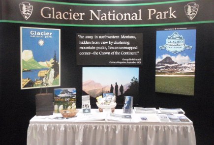 Glacier Centennial Booth