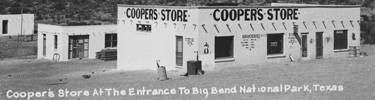 Cooper's Store at Persimmon Gap, mid-1940s