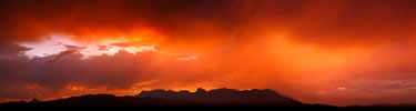 Sunset over the Chisos Mountains