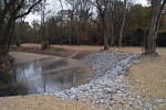 A creek that has been cleaned up from the waste generated by the Tennessee Products site.