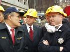 NY Mayor Rudy Giuliani and Congressman Aderholt at Ground Zero, October 2001