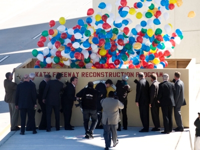 thumbnail image: Katy Freeway Ribbon Cutting