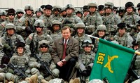 Earl visits the 191st Military Police Company at Fort Dix, NJ before they deploy to Iraq.