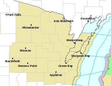 Northeast Wisconsin watch/warning/advisories