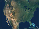 Natural Color Mosaic of North America