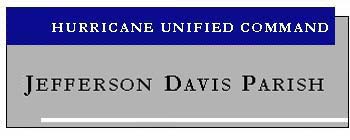 Hurricane Unified Command - Jefferson Davis Parish