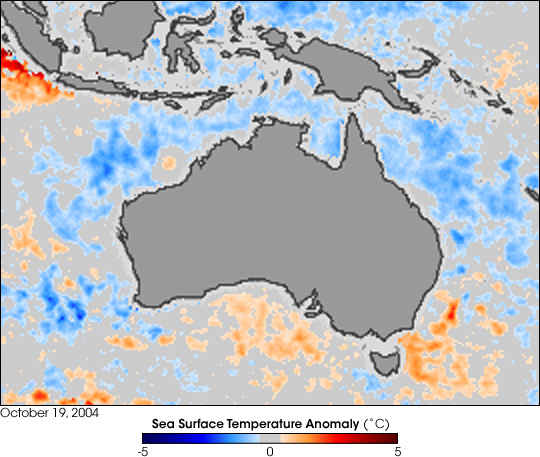 Sea Surface Temperature in Western Pacific