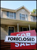 [Photo: Foreclosure sign ]