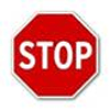 [Photo: ]stop sign
