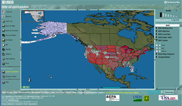 Sample image of The National Map NHD Data