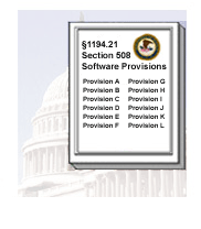 Image of legislative document listing twelve software provisions.