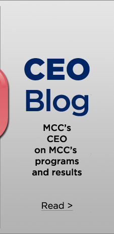 CEO Blog: Ambassador John Danilovich on MCC's programs and results
