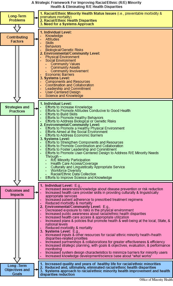 Chart indicating the strategic Framework