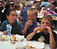 boys eating lunch