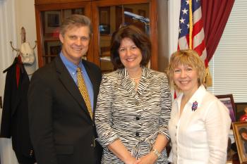 Todd and Vicki with Gracia Burnham