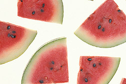 Photo: Watermelon slices. Link to photo information