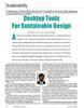 Desktop Tools for Sustainable Design Title Page