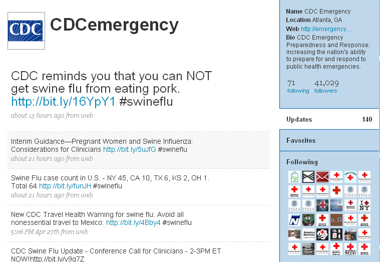 CDC on Twitter