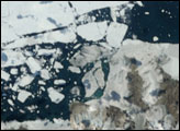 Retreat of Serson Ice Shelf