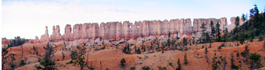 This selection of Hoodoos is referred to as the Chinese Wall