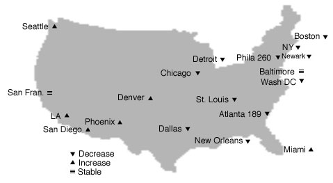 Cocaine Trends Map