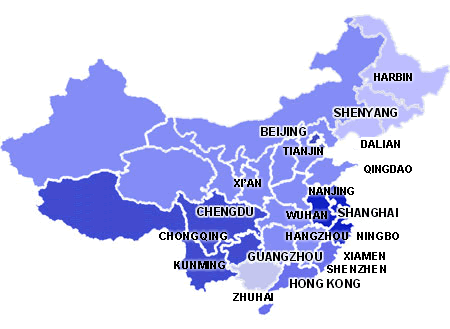 China Region Map