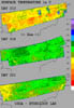 Surface brightness temperature maps for the USDA-ARS Walnut Gulch watershed as part of the Monsoon 1990 experiemnt