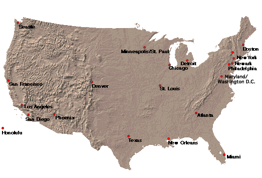 The Community Epidemiology Work Group Member Map