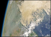 Smoke Spreads from Southeast Asia