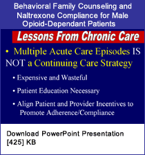 Link - Powerpoint presentation: Conceptual Methodological Flaws in the Evaluation of Addiction Treatment