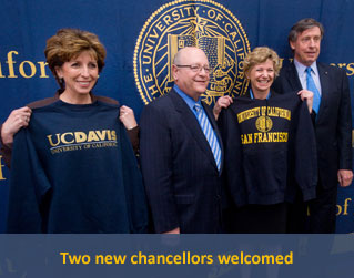 Two new chancellors welcomed