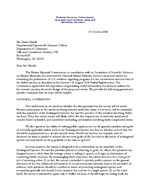 October 30, 2006 letter