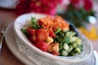Photo of a salad - Click to enlarge in new window.