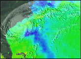 Microwave Imager Measures Sea Surface Temperature Through Clouds