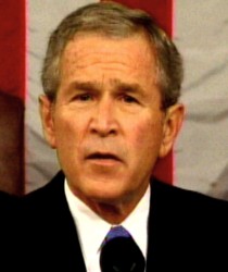 George Bush, delivering his 2006 State of the Union address