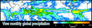 Global monthly precipitation for March 2004