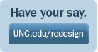 Visit the UNC.edu Redesign Blog