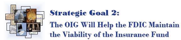 Strategic Goal 2: The OIG Will Help the FDIC Maintain the Viability of the Insurance Fund