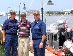 Rep. Bilirakis and Members of the U.S. Coast Guard