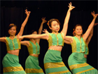 Photo of a performance from International Education Week at Indiana University Bloomington last year.