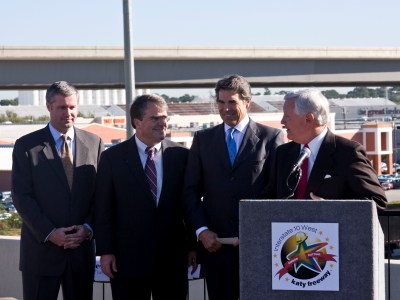 thumbnail image: Katy Freeway Ribbon Cutting