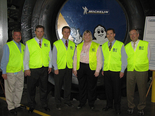 Jim DeMint visits Lexington Michelin facility